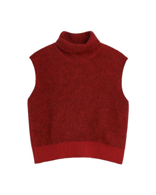 Soulland Red Hochhals kaschmirweste