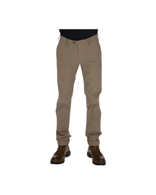 Mason's Broeken ,Katoen New York Chino in het Gray voor heren