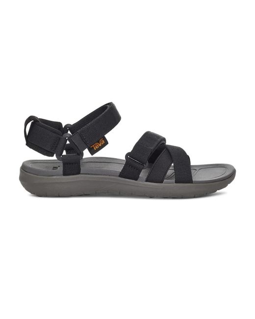 Flat Sandals Teva en coloris Black
