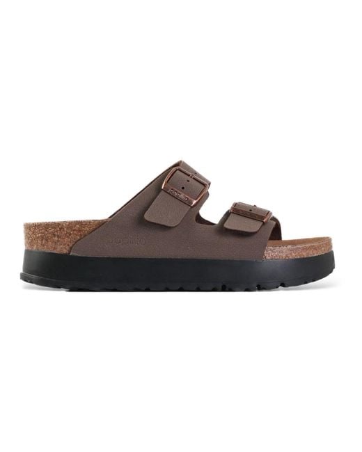 Birkenstock Brown Sliders