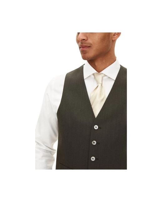 Oscar Jacobson Green Waistcoats for men