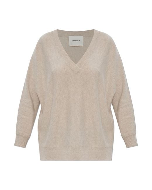 Lisa Yang White Cashmere Knitwear