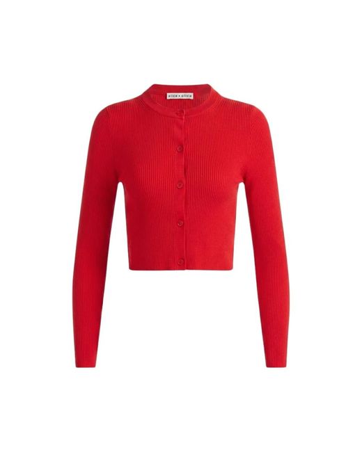 Alice + Olivia Red Cardigans