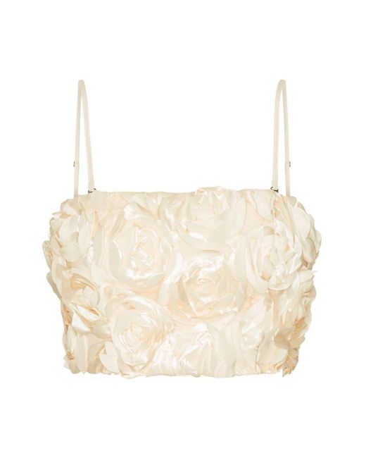 Sleeveless Tops ROTATE BIRGER CHRISTENSEN de color Natural