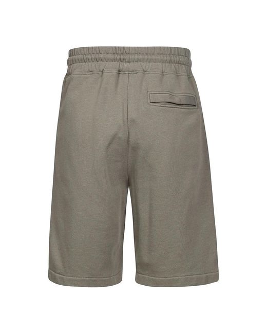 Marcelo Burlon Gray Long Shorts for men