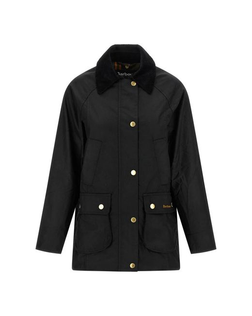 Barbour Modern Beadnell Waxjas in het Black