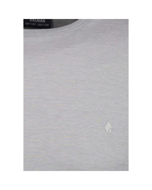 RAGMAN Gray T-Shirts for men