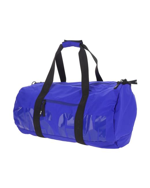 MSGM Signature Duffle in Blue für Herren