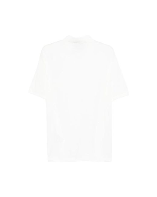 Emporio Armani White Polo Shirts for men