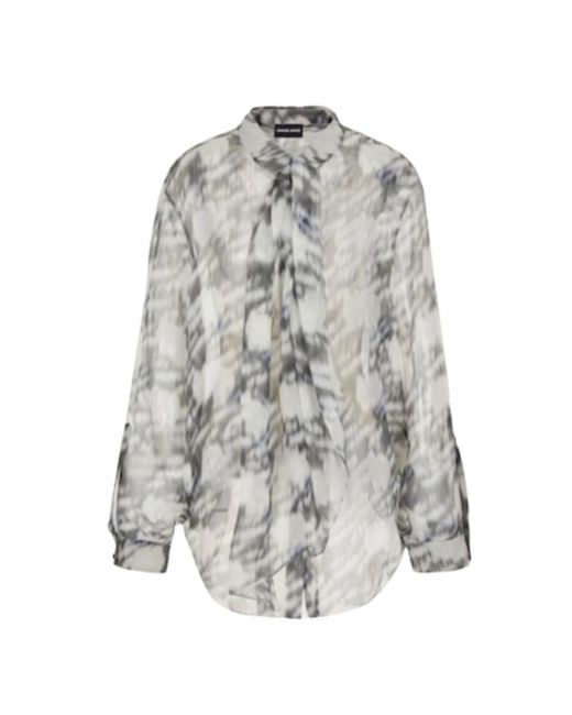 Giorgio Armani Gray Shirts