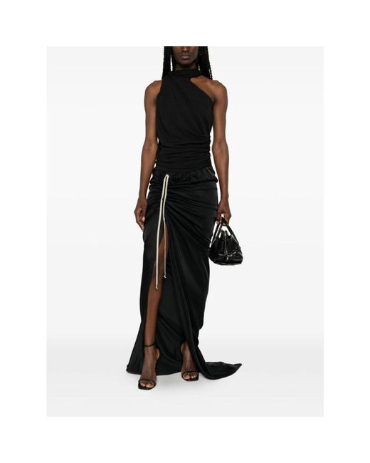 Maxi Skirts Rick Owens de color Black