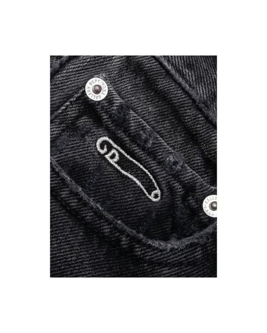 GALLERY DEPT. Gray G Time La Flare Appliqué Wide-Leg Jeans for men