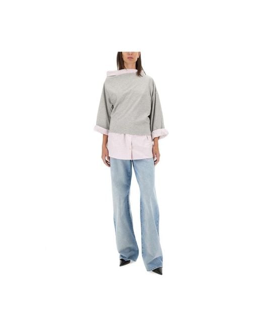 Blouses Dries Van Noten de color Gray
