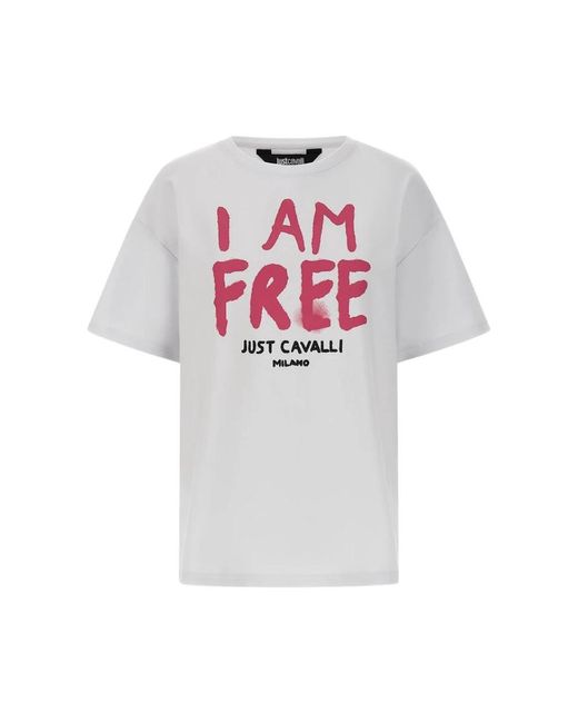 Tops > t-shirts Just Cavalli en coloris Gray