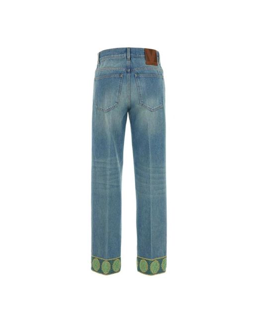Valentino Garavani Blue Straight Fit Jeans