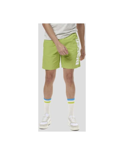 Beachwear Blauer de hombre de color Green