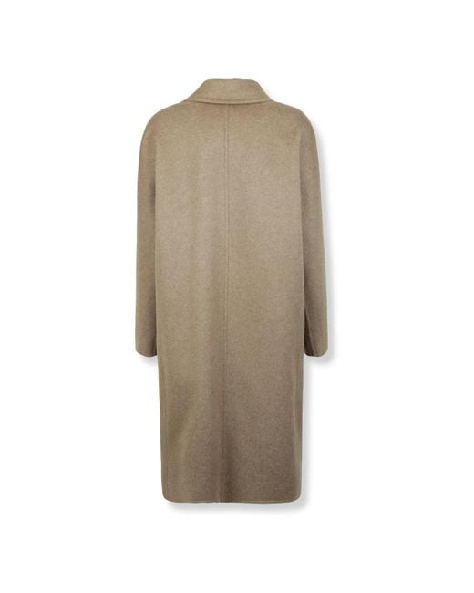 Single-Breasted Coats Max Mara de color Natural