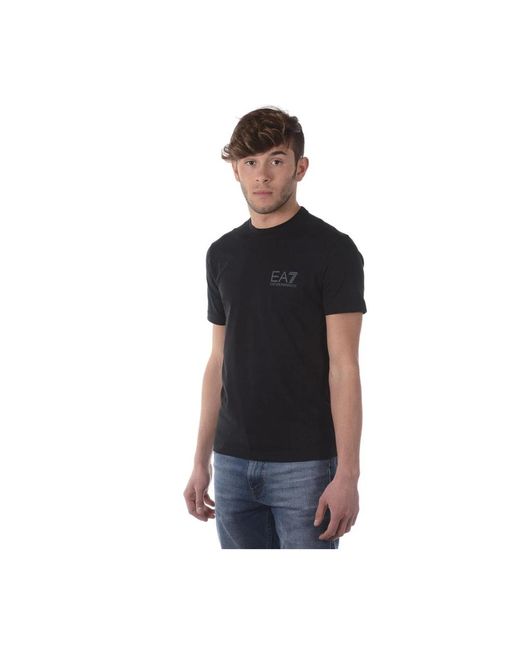 EA7 Lässiger sweatshirt für männer in Black für Herren