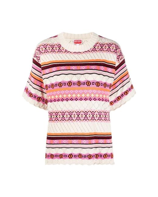 Knitwear KENZO de color Pink
