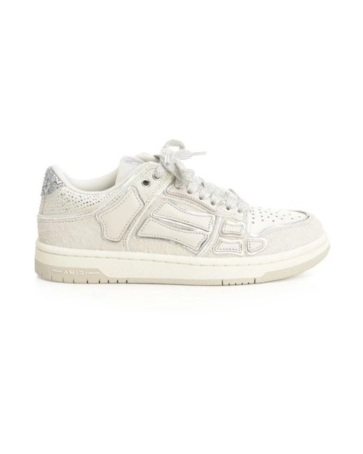 Amiri White Skel Top Low