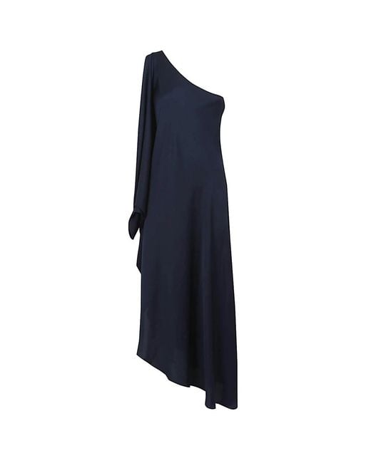 Silk95five Blue Midi Dresses