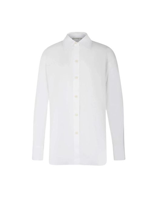 Vince Convertible Button-Down Shirt in het White