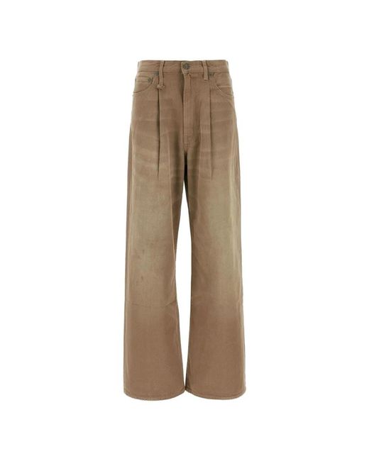 R13 Geplooide Jean in het Natural