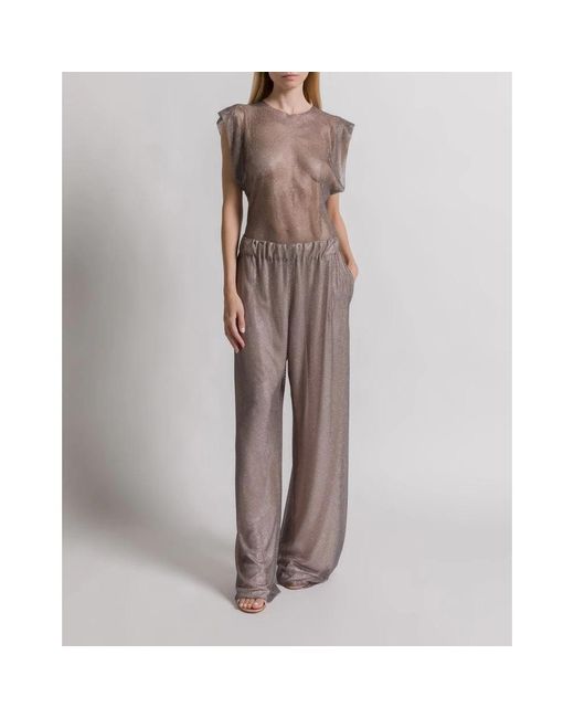 Blouses Alberta Ferretti de color Gray