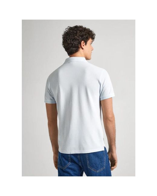 Pepe Jeans Blaues oliver polo shirt in White für Herren