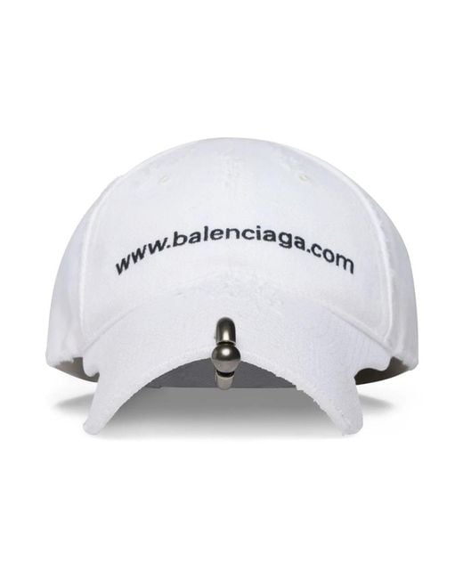 Balenciaga Metallic Caps
