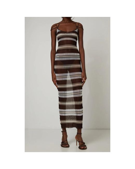 Jacquemus Jurken in het Metallic