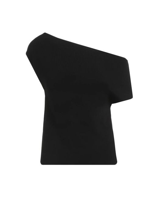 Camiseta de viscosa negra Bottega Veneta de color Black
