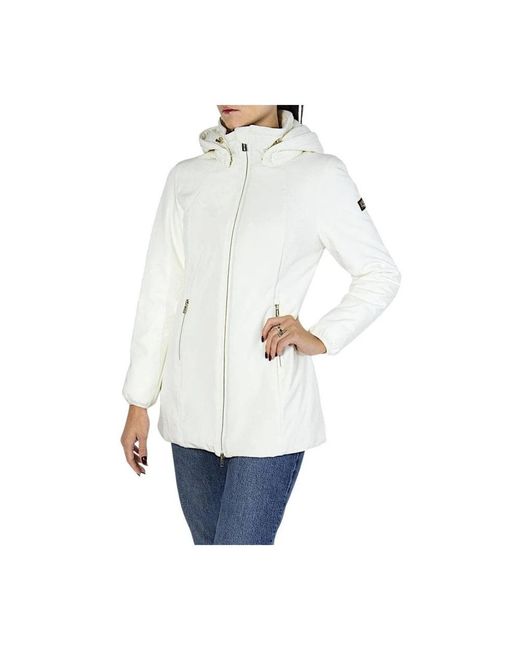 Yes Zee White Winter Jackets