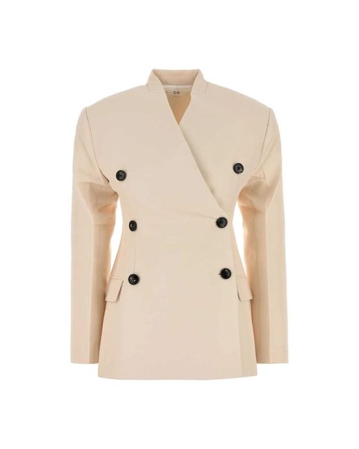 Co. Jassen ,Roze ,Lichtroze Visse Blend Blazer in het Natural