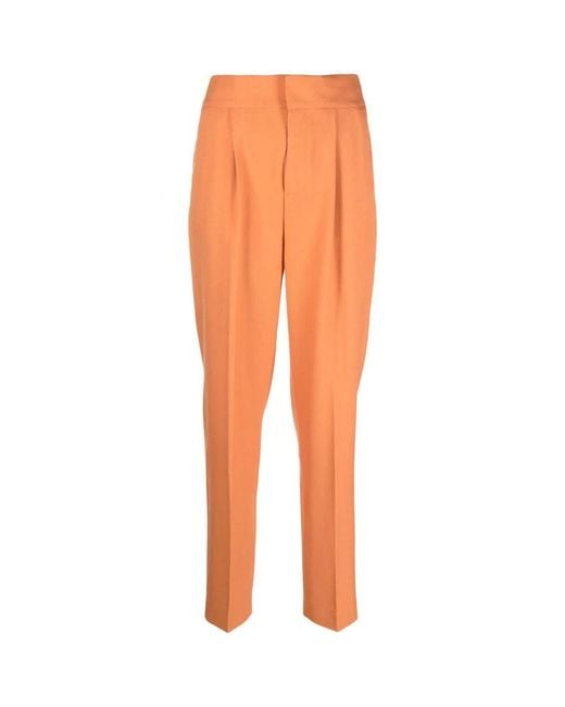 Rodebjer Orange Megan plissierte hose