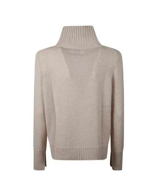 Allude Gray Cashmere Knitwear