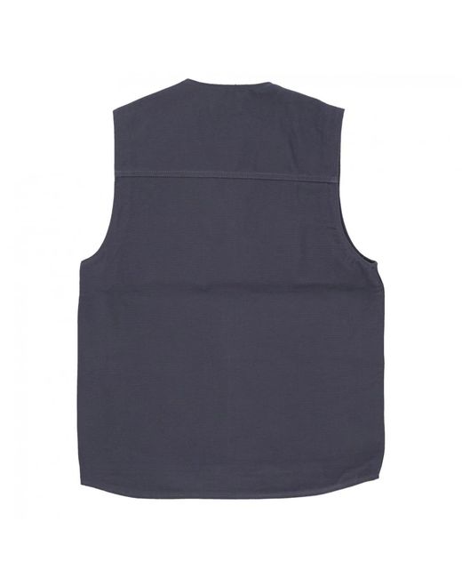 Carhartt Zeus rigid streetwear vest in Blue für Herren