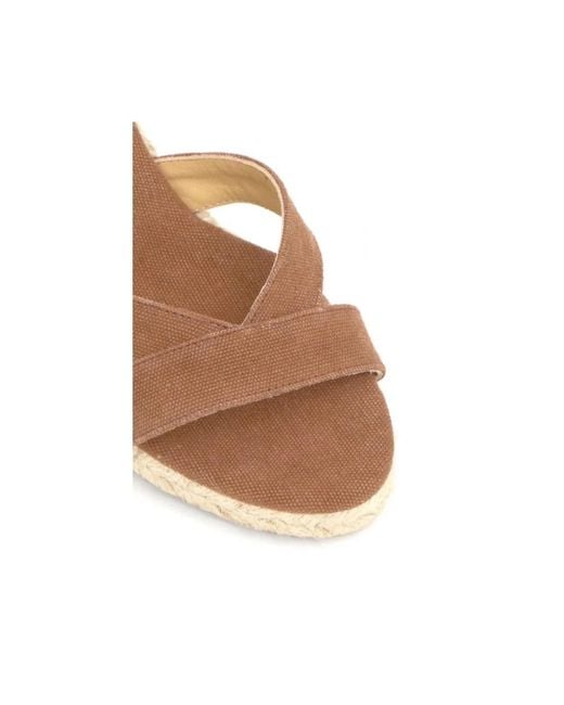 Castaner Metallic Wedges