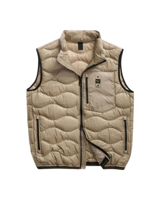 Blauer Fitness ,Nylon Copley Vest in het Natural voor heren