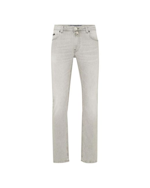 Slim-Fit Jeans di Billionaire in Gray da Uomo