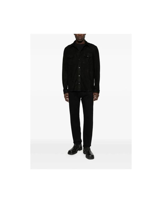 Salvatore Santoro Black Casual Shirts for men