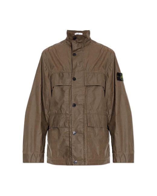 Stone Island Green Light Jackets for men