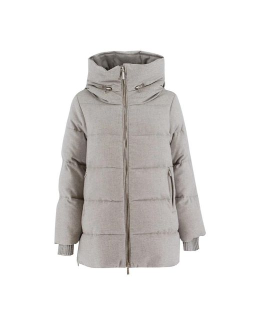 Moorer Gray Winter Jackets