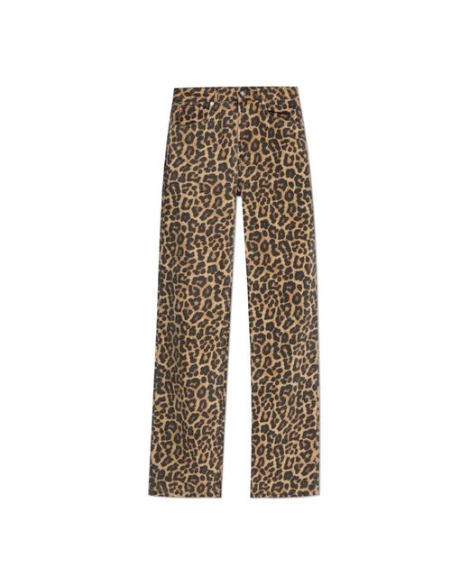 Anine Bing Natural Straight Jeans