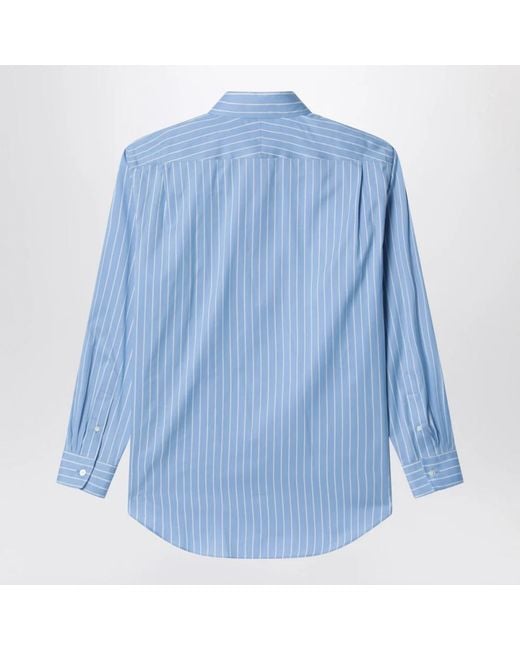 Auralee Blue Formal Shirts for men