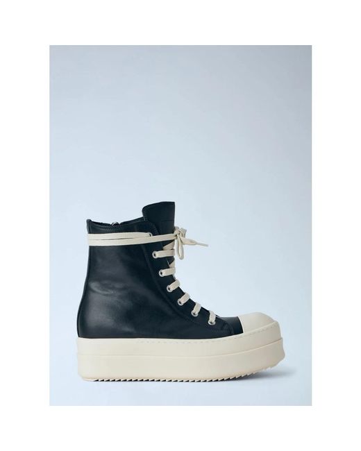 Rick Owens Blue Sneakers