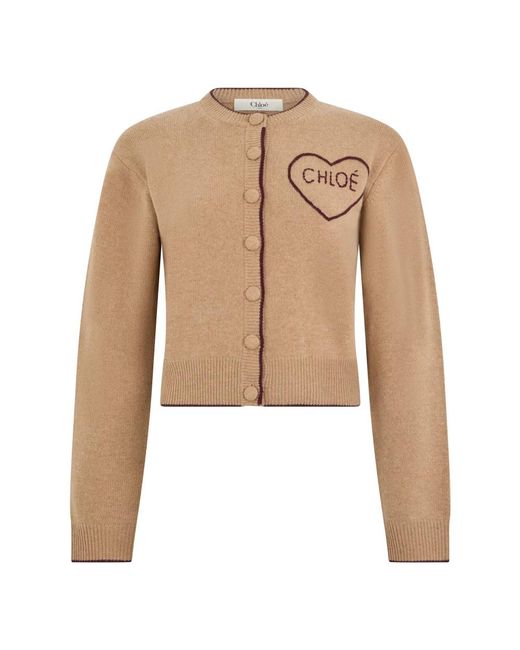 Cardigans Chloé de color Natural