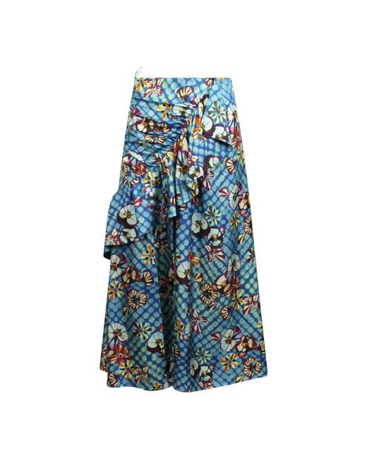 Ulla Johnson Blue Midi Skirts