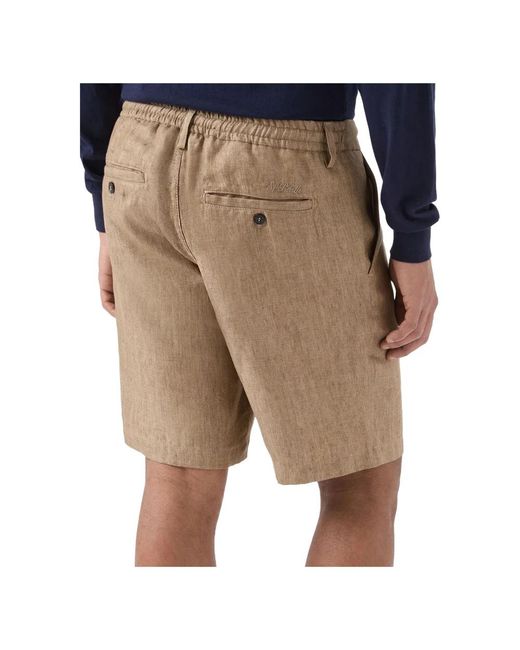 Mc2 Saint Barth Natural Casual Shorts for men