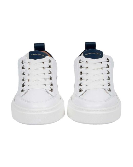 Alexander Smith White Sneakers for men